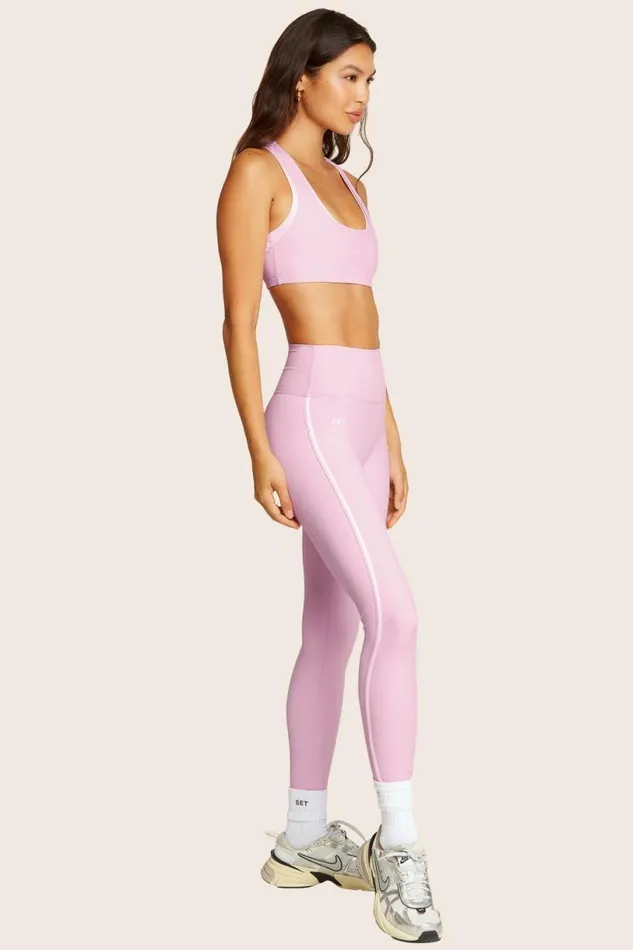 SET ACTIVE Leggings SPORTBODY SPORTY STRIPE LEGGINGS 8211 PRIMROSE 8211 Women