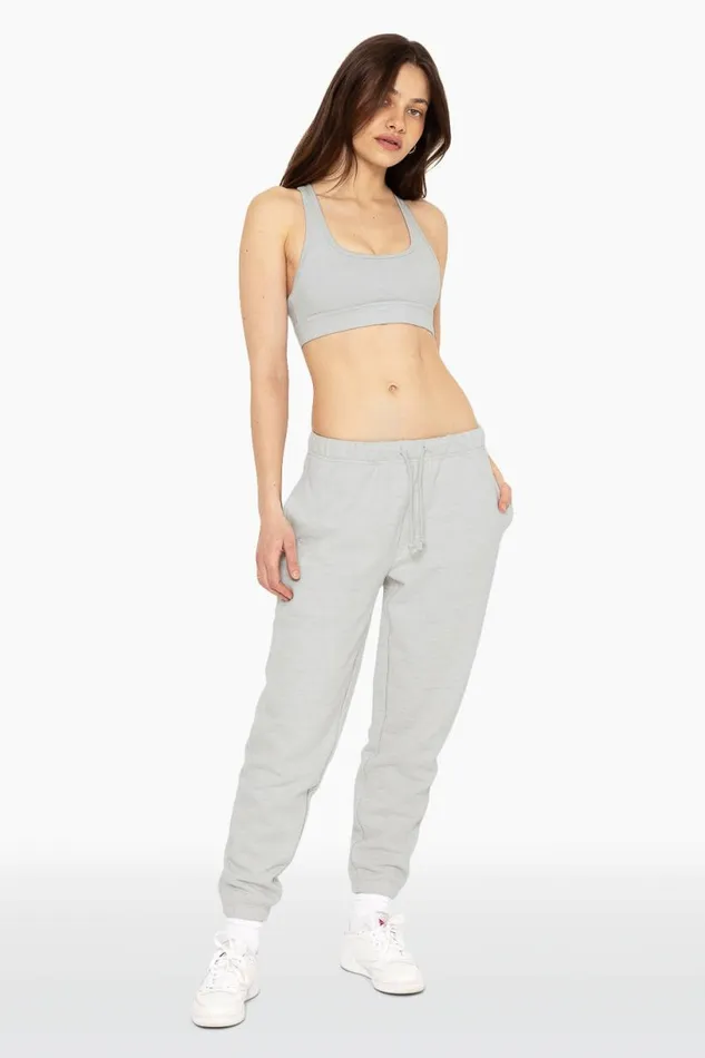 SET ACTIVE Sweats HEAVYWEIGHT SWEATS DRAWSTRING SWEATPANTS 8211 HEATHER GREY 8211 Women