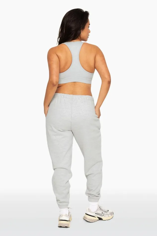SET ACTIVE Sweats HEAVYWEIGHT SWEATS DRAWSTRING SWEATPANTS 8211 HEATHER GREY 8211 Women