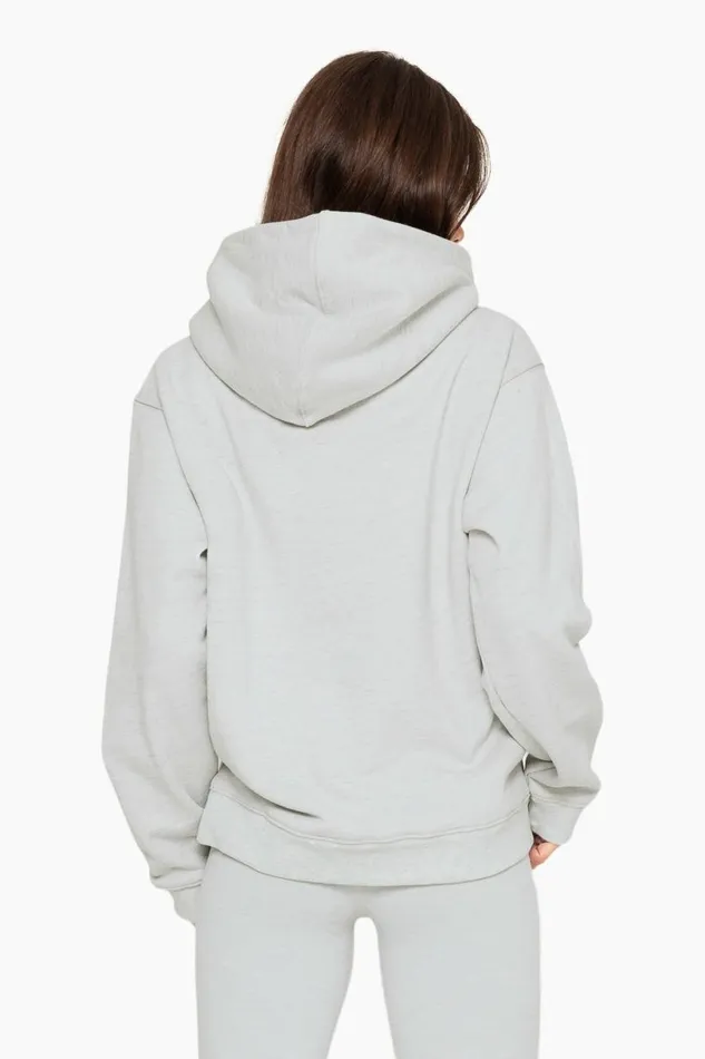 SET ACTIVE Sweats HEAVYWEIGHT SWEATS HOODIE 8211 HEATHER GREY 8211 Women