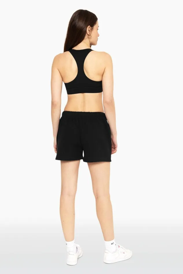 SET ACTIVE Sweats HEAVYWEIGHT SWEATS SWEAT SHORTS 8211 ONYX 8211 Women