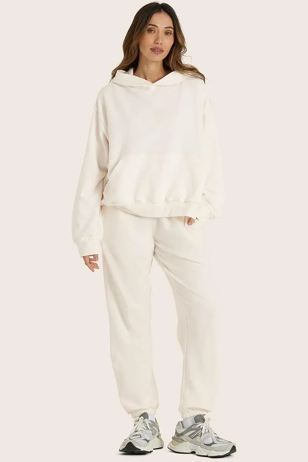 SET ACTIVE Sweats LIGHTWEIGHT SWEATS CLASSIC HOODIE 8211 BLANC 8211 Women