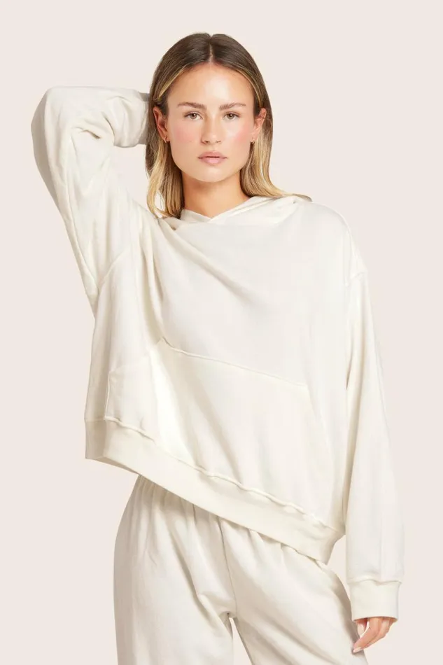 SET ACTIVE Sweats LIGHTWEIGHT SWEATS CLASSIC HOODIE 8211 BLANC 8211 Women