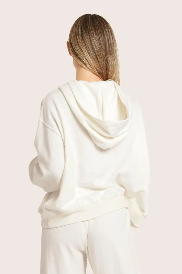SET ACTIVE Sweats LIGHTWEIGHT SWEATS CLASSIC HOODIE 8211 BLANC 8211 Women
