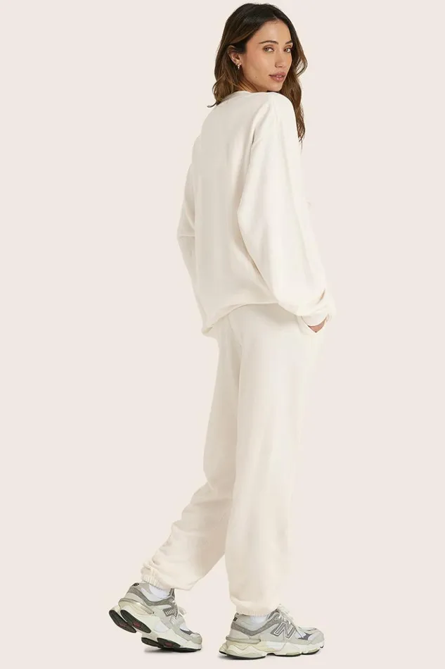 SET ACTIVE Sweats LIGHTWEIGHT SWEATS CLASSIC SWEATPANTS 8211 BLANC 8211 Women