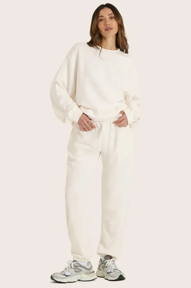 SET ACTIVE Sweats LIGHTWEIGHT SWEATS CLASSIC SWEATPANTS 8211 BLANC 8211 Women