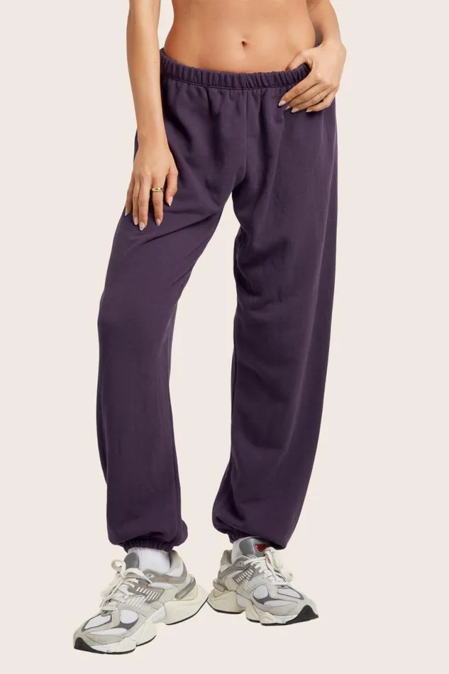 SET ACTIVE Sweats LIGHTWEIGHT SWEATS CLASSIC SWEATPANTS 8211 PLUM 8211 Women