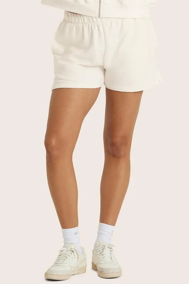 SET ACTIVE Sweats LIGHTWEIGHT SWEATS CLASSIC VINTAGE SWEAT SHORTS 8211 BLANC 8211 Women