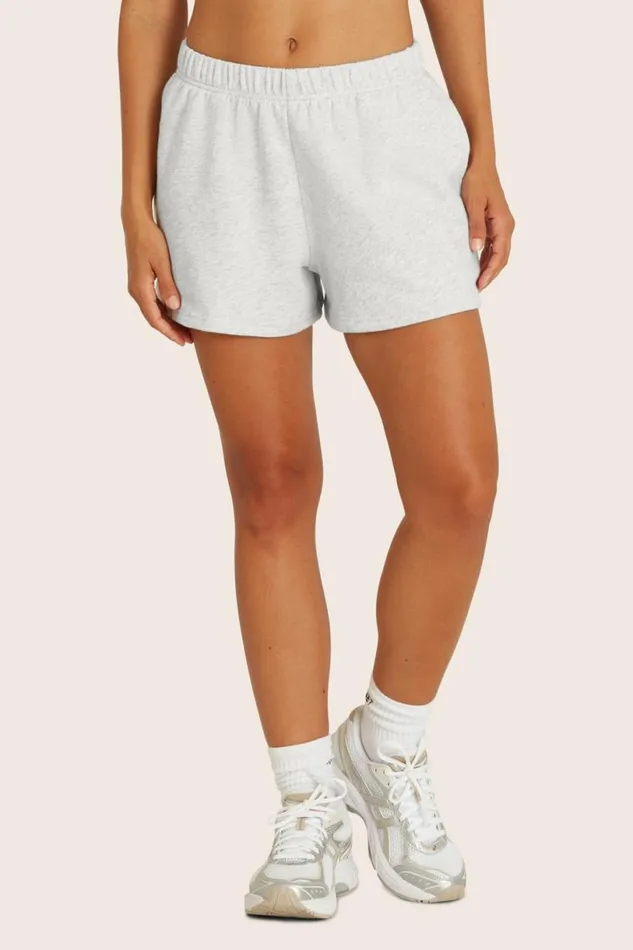 SET ACTIVE Sweats LIGHTWEIGHT SWEATS CLASSIC VINTAGE SWEAT SHORTS 8211 HEATHER GREY 8211 Women