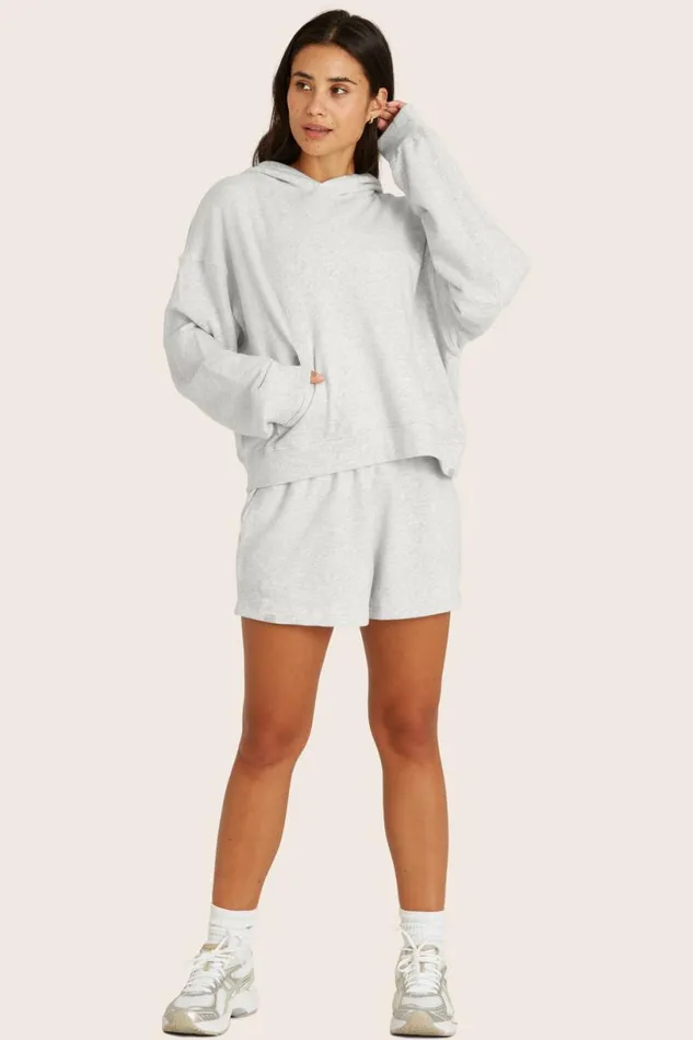 SET ACTIVE Sweats LIGHTWEIGHT SWEATS CLASSIC VINTAGE SWEAT SHORTS 8211 HEATHER GREY 8211 Women