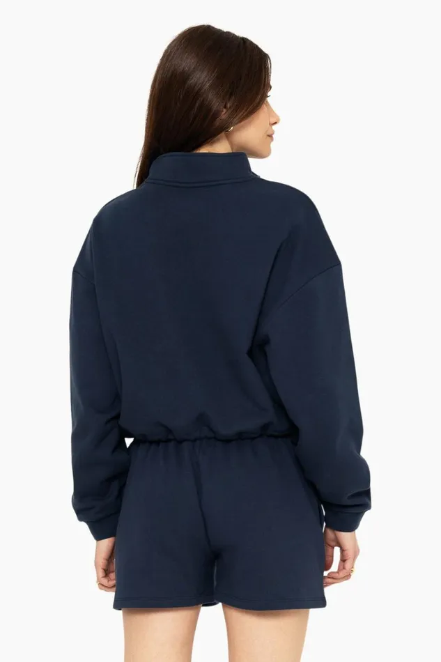 SET ACTIVE Tops HEAVYWEIGHT SWEATS HALF ZIP 8211 OXFORD 8211 Women