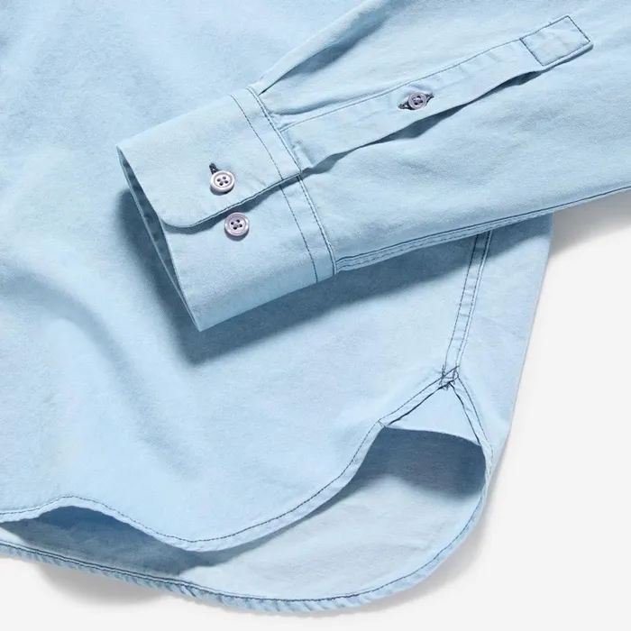 Shirts Men Oliver Sweeney Hawkesworth Mid Blue Shirts Men Oliver Sweeney Hawkesworth Mid Blue
