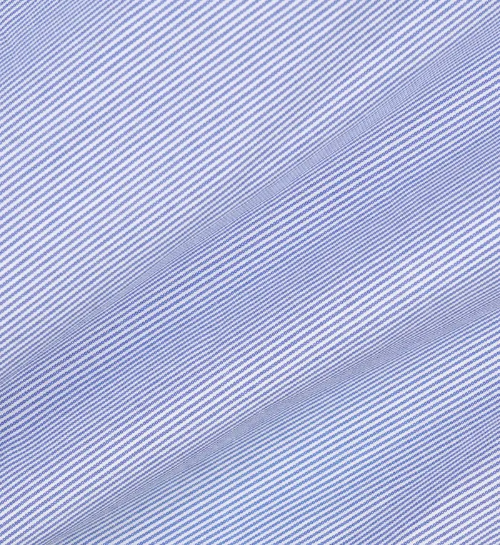 Shirts Men Sporty and Rich Bristol Crest Oversized Shirt 8211 WhiteNavy Stripe