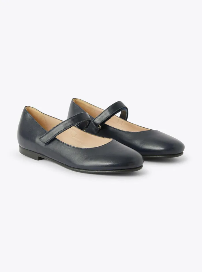 Shoes Girl 216 Il Gufo Leather Ballet Flats