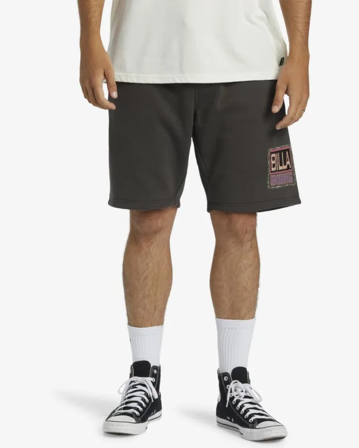 Shorebird Short Elastic Waist Shorts Raven Men Billabong Shorts