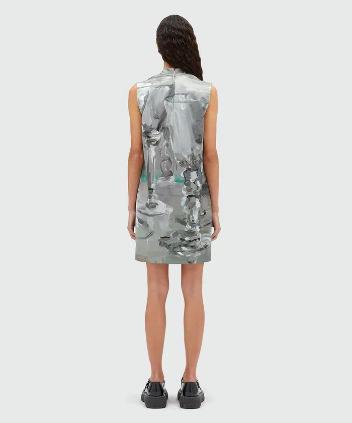 Short Dress With 034Glasses034 Print Women MSGM Dresses
