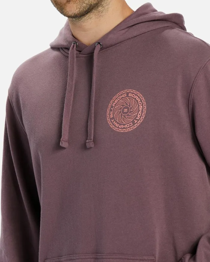 Short Sands Hoodie Vintage Violet Men Billabong Hoodies and Fleece