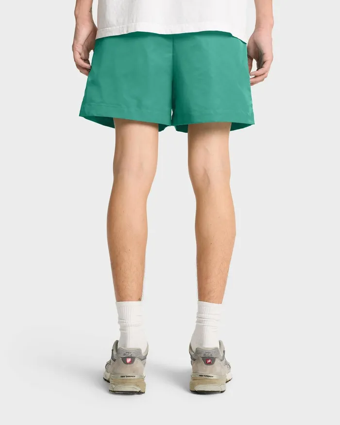 Shorts Men Sporty and Rich Running Woman Nylon Short 8211 Spring GreenWhite