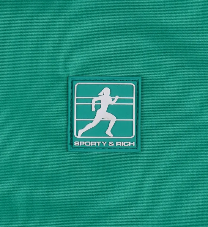Shorts Men Sporty and Rich Running Woman Nylon Short 8211 Spring GreenWhite