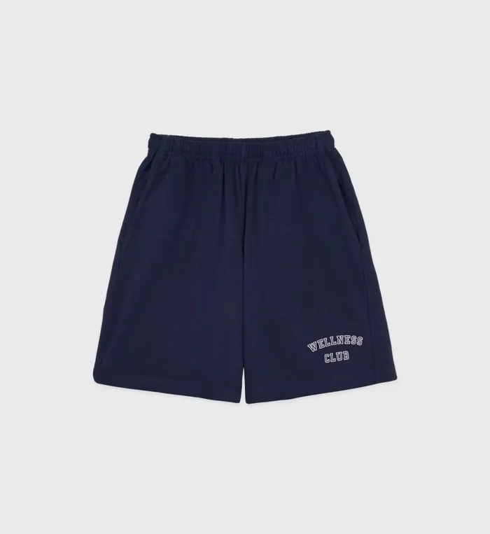 Shorts Women Sporty and Rich Wellness Club Gym Short 8211 NavyWhite