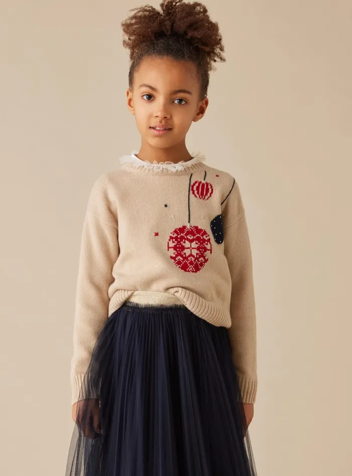 Skirts Girl 216 Il Gufo Pleated Tulle Skirt