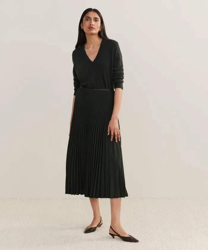 Skirts Women Jenni Kayne Pleated Skirt Forest Forest