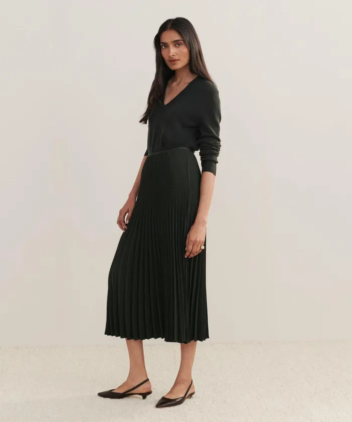 Skirts Women Jenni Kayne Pleated Skirt Forest Forest