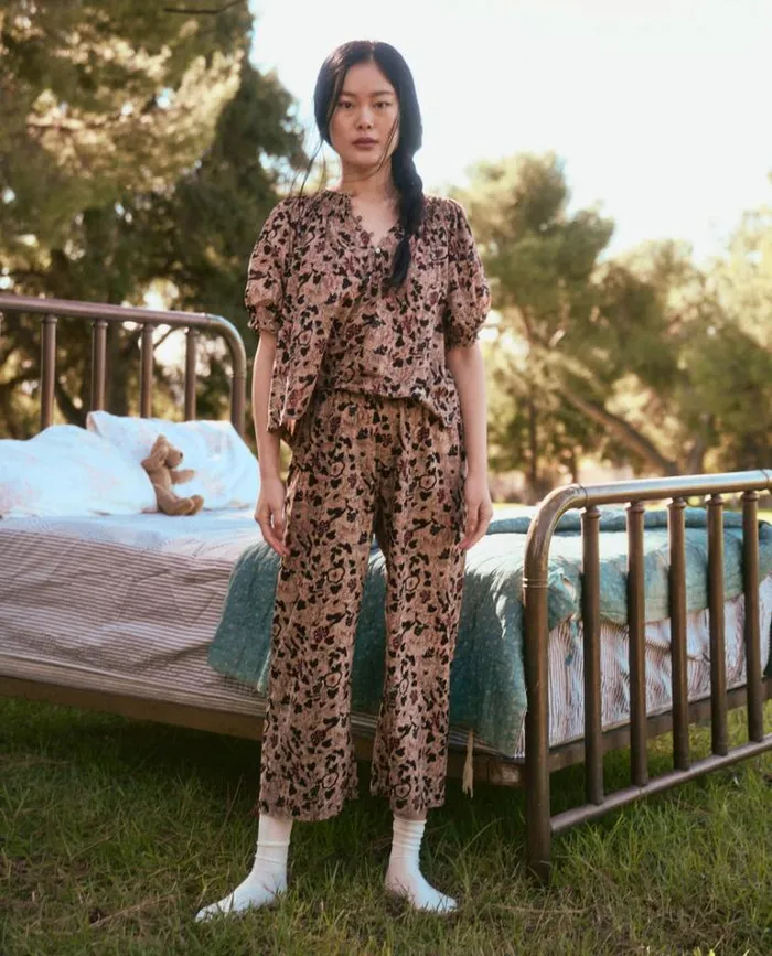 Sleep Bottoms Women039s The Great The Easy Sleep Pant Canyon Floral