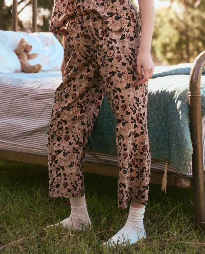 Sleep Bottoms Women039s The Great The Easy Sleep Pant Canyon Floral