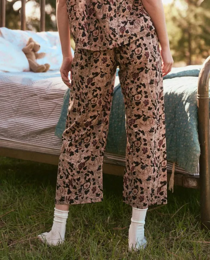 Sleep Bottoms Women039s The Great The Easy Sleep Pant Canyon Floral