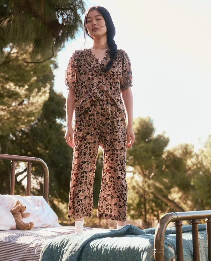 Sleep Bottoms Women039s The Great The Easy Sleep Pant Canyon Floral