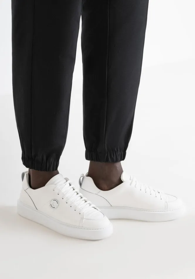 Sneakers Men Antony Morato Ail Sneakers In White Leather White