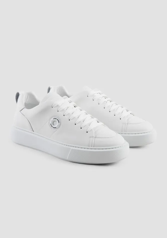 Sneakers Men Antony Morato Ail Sneakers In White Leather White