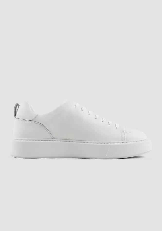 Sneakers Men Antony Morato Ail Sneakers In White Leather White