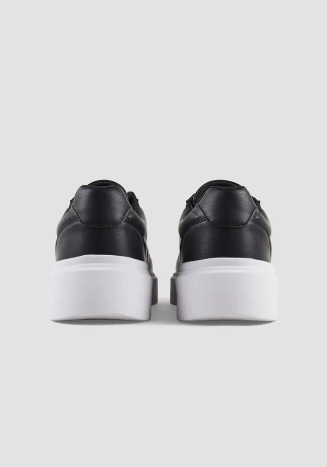 Sneakers Men Antony Morato Fabian Sneakers In Black Faux Leather Black