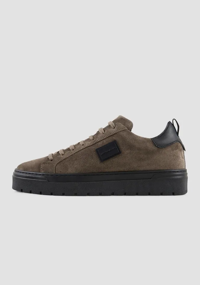 Sneakers Men Antony Morato Metal Bold Suede Sneakers Nut