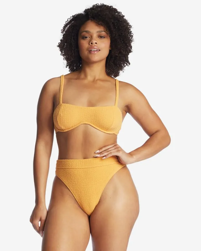 So Dazed Olivia Underwire Bikini Top Marigold Women Billabong Bikinis