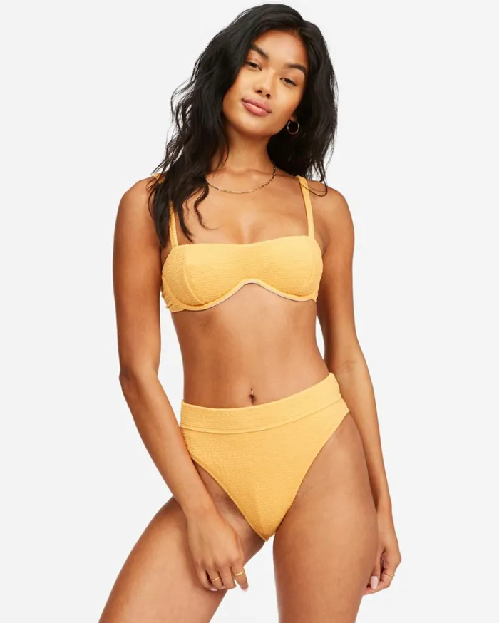 So Dazed Olivia Underwire Bikini Top Marigold Women Billabong Bikinis