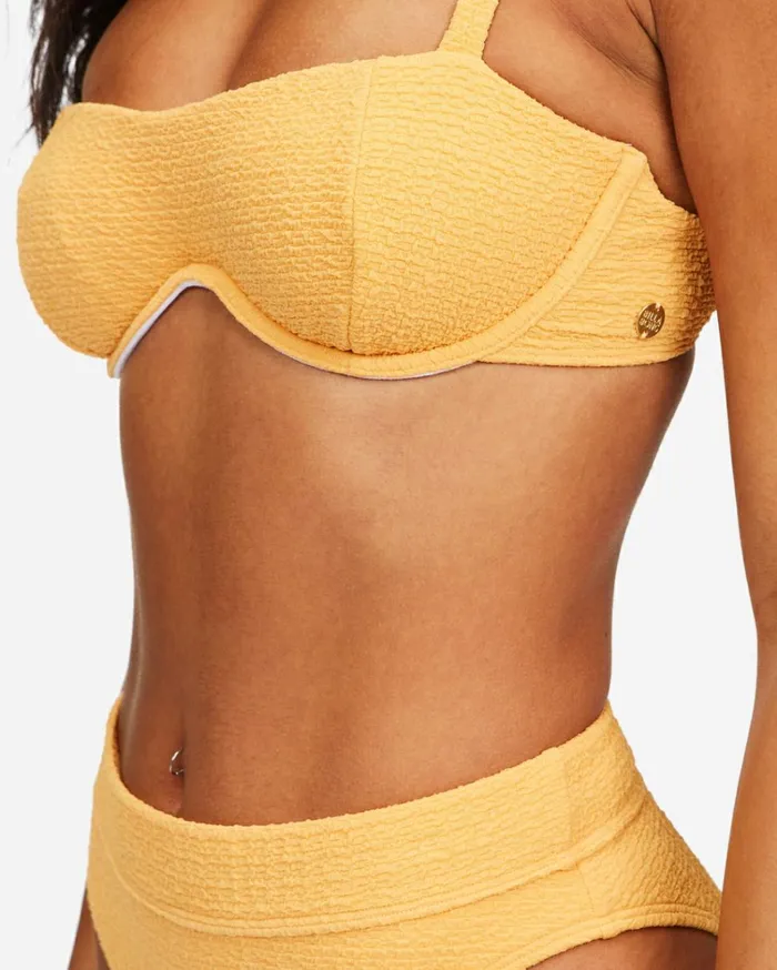 So Dazed Olivia Underwire Bikini Top Marigold Women Billabong Bikinis