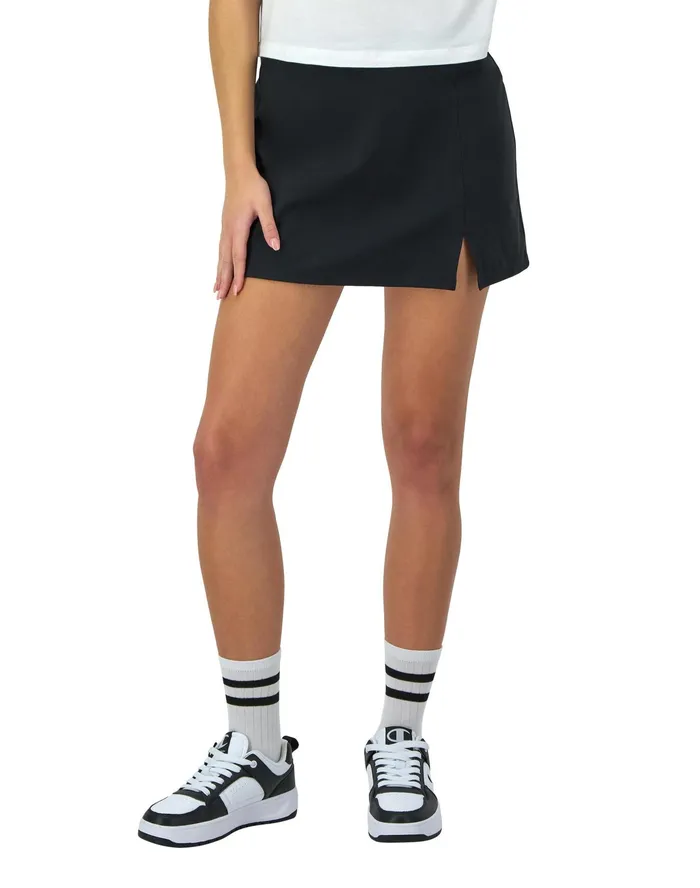 Soft Touch Skort C Logo 25034 Black Women Champion Shorts