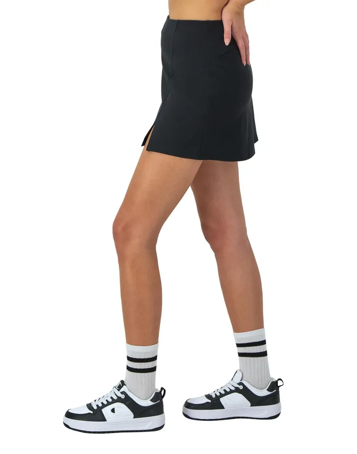 Soft Touch Skort C Logo 25034 Black Women Champion Shorts