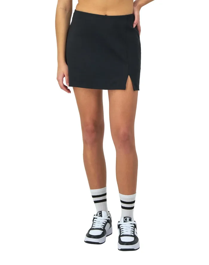 Soft Touch Skort C Logo 25034 Black Women Champion Shorts