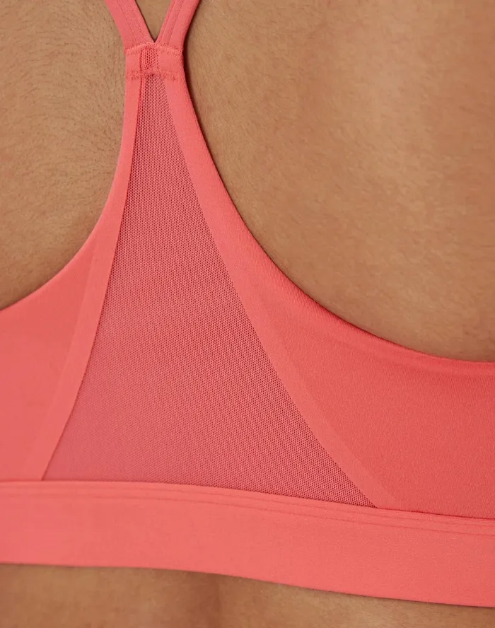 Soft Touch Sports Bra C Logo High Tide Coral Women Champion Sports Bras and Bralettes