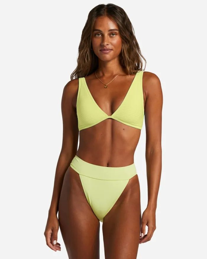 Sol Searcher Aruba Bikini Bottoms Light Lime Women Billabong Bikinis