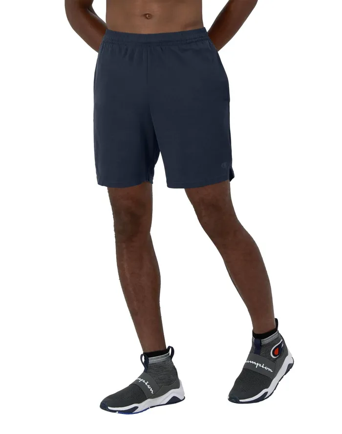 Sport Shorts Moisture Wicking 7034 Navy Men Champion Shorts