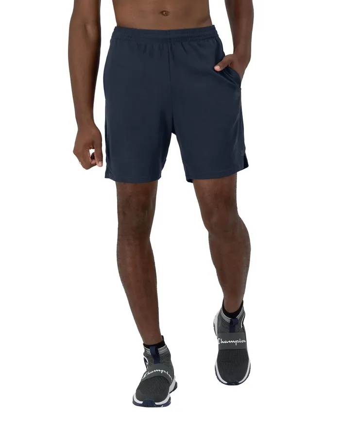 Sport Shorts Moisture Wicking 7034 Navy Men Champion Shorts