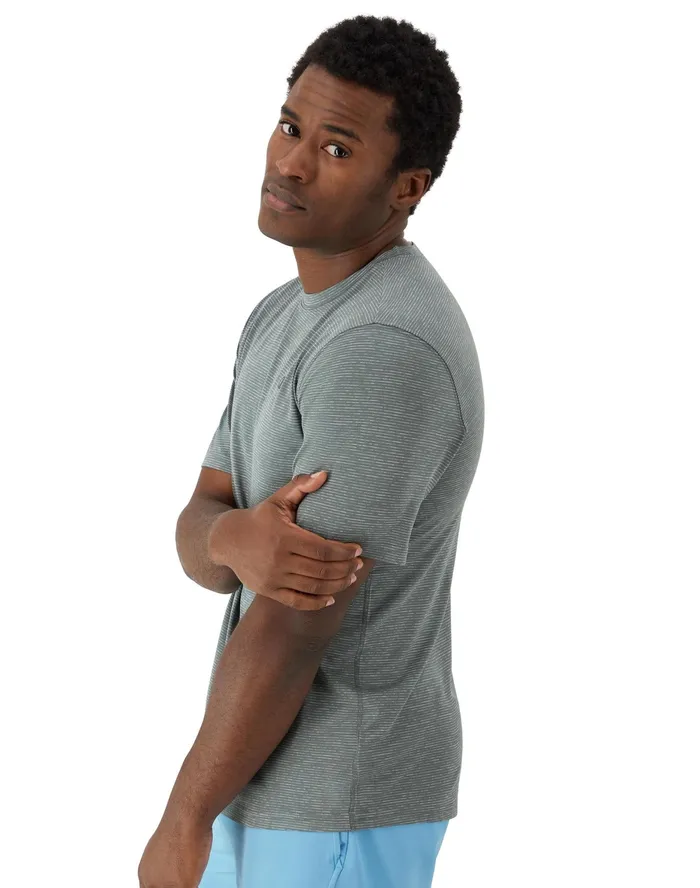 Sport TShirt Wicking AntiOdor C Logo Cool Slate Grey Heather Men Champion TShirts and Tops