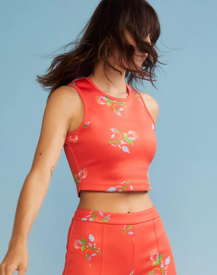 Sport Women Cynthia Rowley Racer Bonded Tank