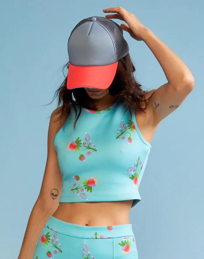Sport Women Cynthia Rowley Racer Bonded Tank