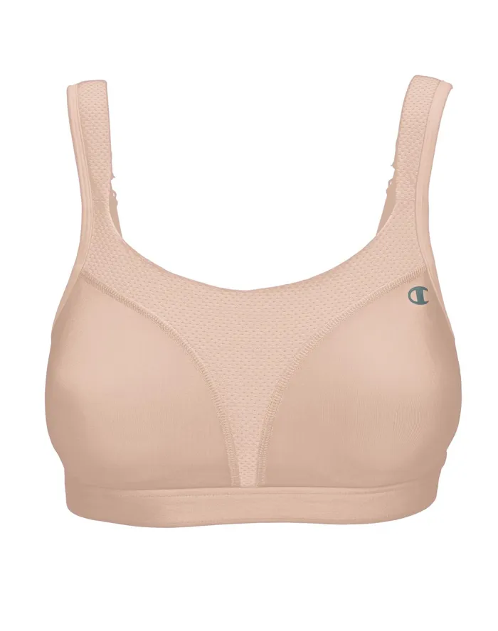 Spot Comfort HighImpact Sports Bra C Logo Nude Women Champion Sports Bras and Bralettes